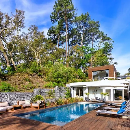 Villa D'exception A Hossegor Avec Piscine Chauffee - Fr-1-791-45 *