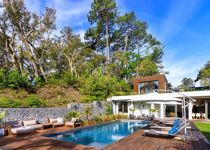 Villa D'exception à Hossegor Avec Piscine Chauffée - Fr-1-791-45 *