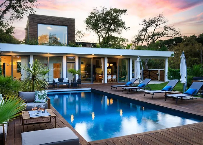 Villa D'exception à Hossegor Avec Piscine Chauffée - Fr-1-791-45 Soorts-Hossegor